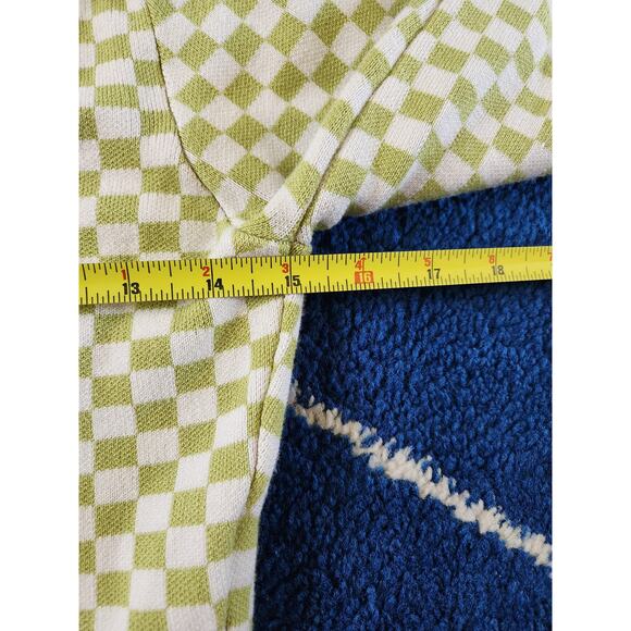 Blue Blush Women's Checkered Crop Top S - Picture 4 of 5